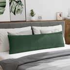 Cuscini da Divano 2 pcs Verde Scuro 145 x 40 cm