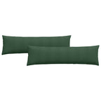 Cuscini da Divano 2 pcs Verde Scuro 145 x 40 cm