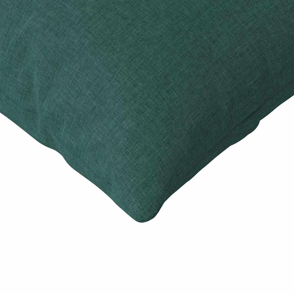Cuscini da Divano 2 pcs Verde Scuro 200 x 40 cm Tessuto