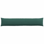 Cuscini da Divano 2 pcs Verde Scuro 200 x 40 cm Tessuto