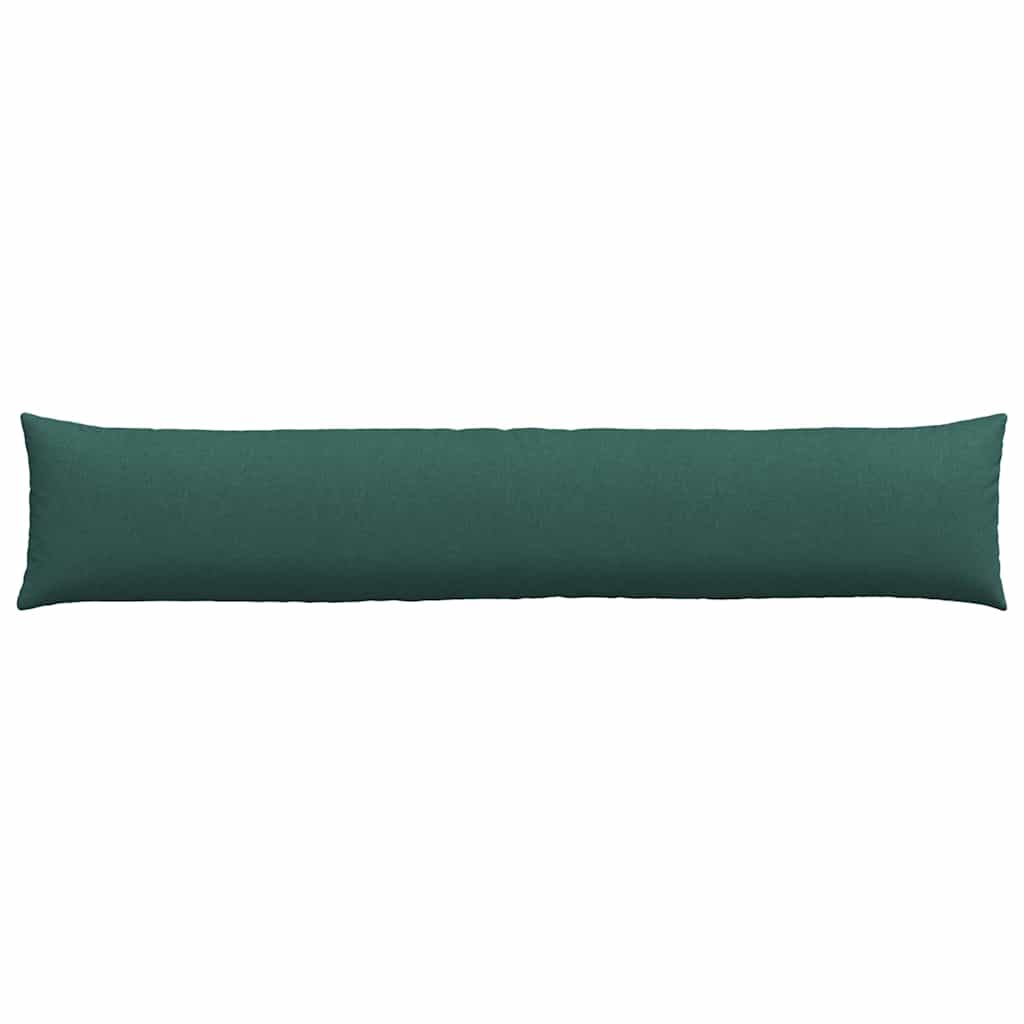 Cuscini da Divano 2 pcs Verde Scuro 200 x 40 cm Tessuto