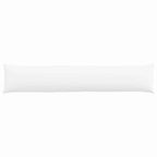 Cuscini da Divano 2 pcs Bianco 200 x 40 cm Tessuto