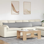 Cuscini da Divano 2 pcs Grigio Nuvola 200 x 40 cm Tessuto