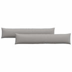 Cuscini da Divano 2 pcs Grigio Nuvola 200 x 40 cm Tessuto