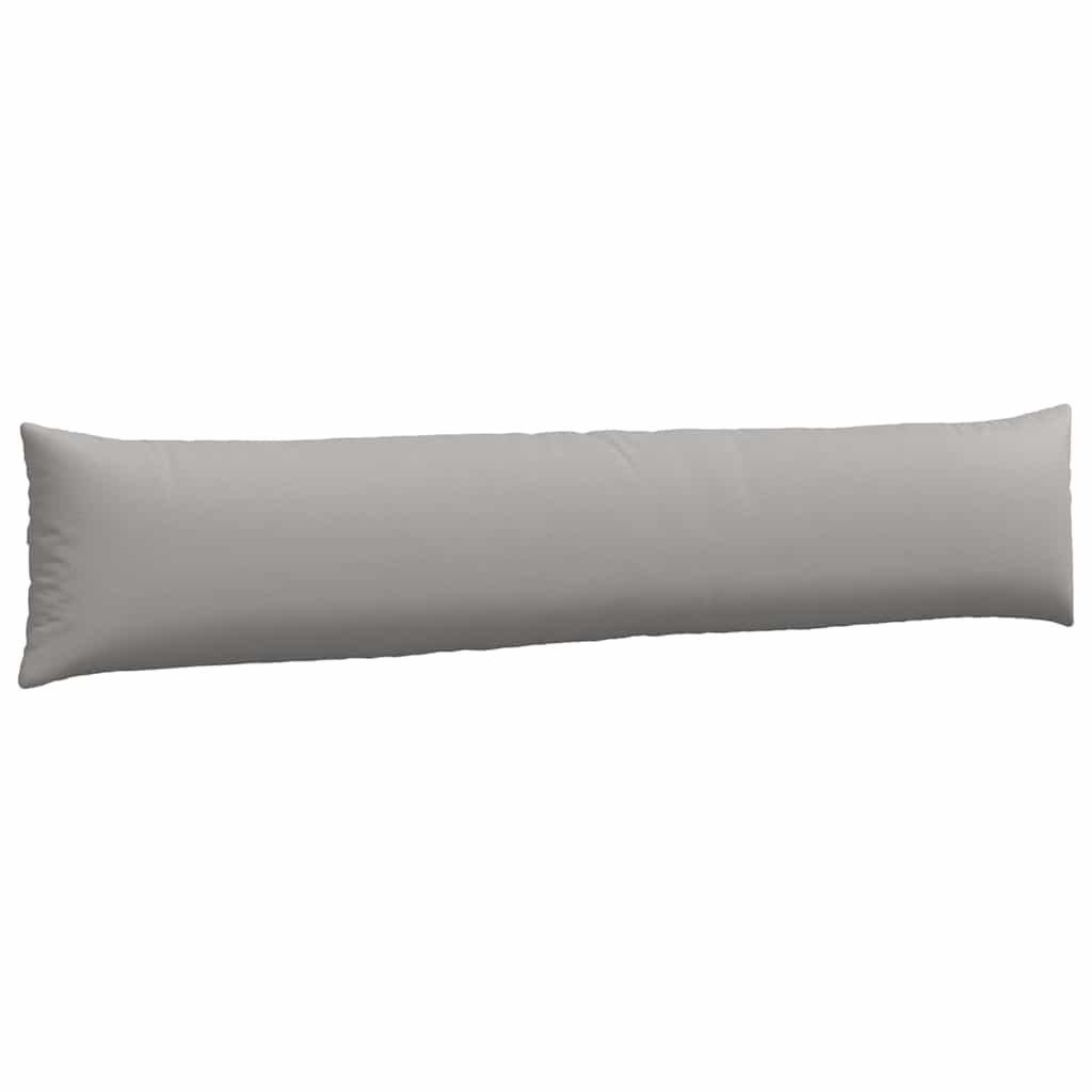 Cuscini da Divano 2 pcs Grigio Nuvola 200 x 40 cm Tessuto