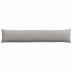 Cuscini da Divano 2 pcs Grigio Nuvola 200 x 40 cm Tessuto