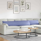 Cuscini da Divano 2 pcs Blu jeans 200 x 40 cm Tessuto