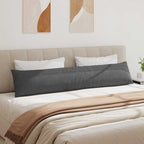Cuscini da Divano 2 pcs Grigio scuro 200 x 40 cm
