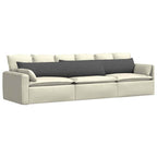 Cuscini da Divano 2 pcs Grigio scuro 200 x 40 cm