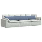 Cuscini da Divano 2 pcs Blu 200 x 40 cm Tessuto in Cords
