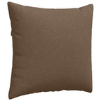 Cuscini da Divano 2 pcs Marrone 45 x 45 cm Tessuto