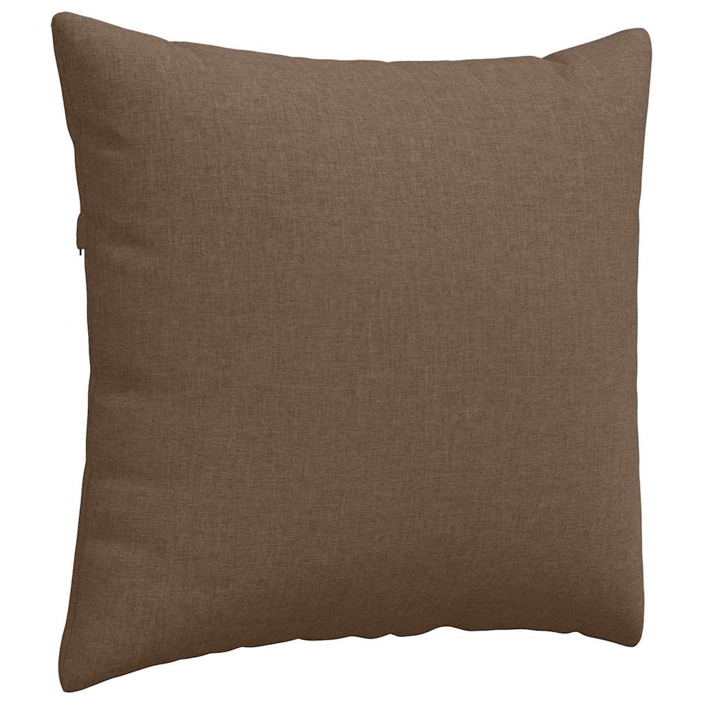Cuscini da Divano 2 pcs Marrone 45 x 45 cm Tessuto