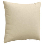 Cuscini da Divano 2 pcs Crema 45 x 45 cm Tessuto