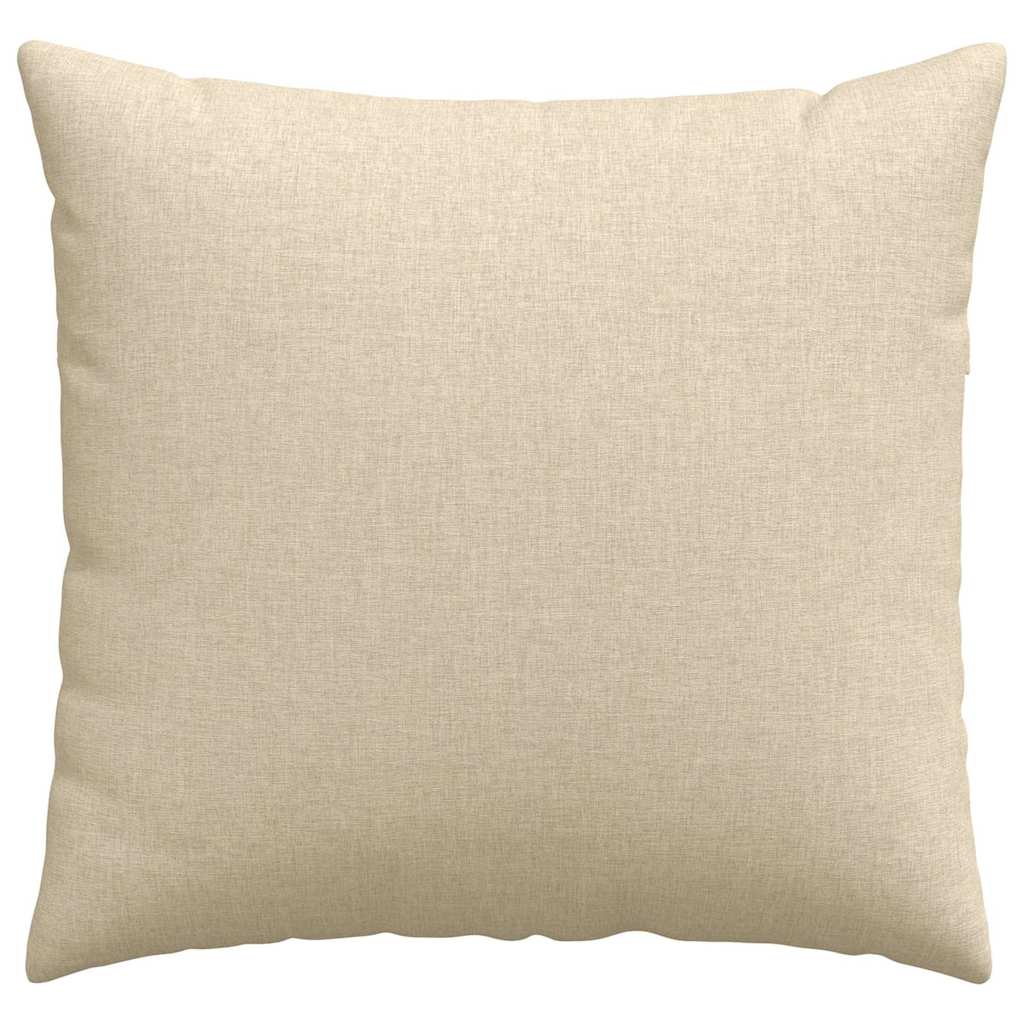 Cuscini da Divano 2 pcs Crema 45 x 45 cm Tessuto