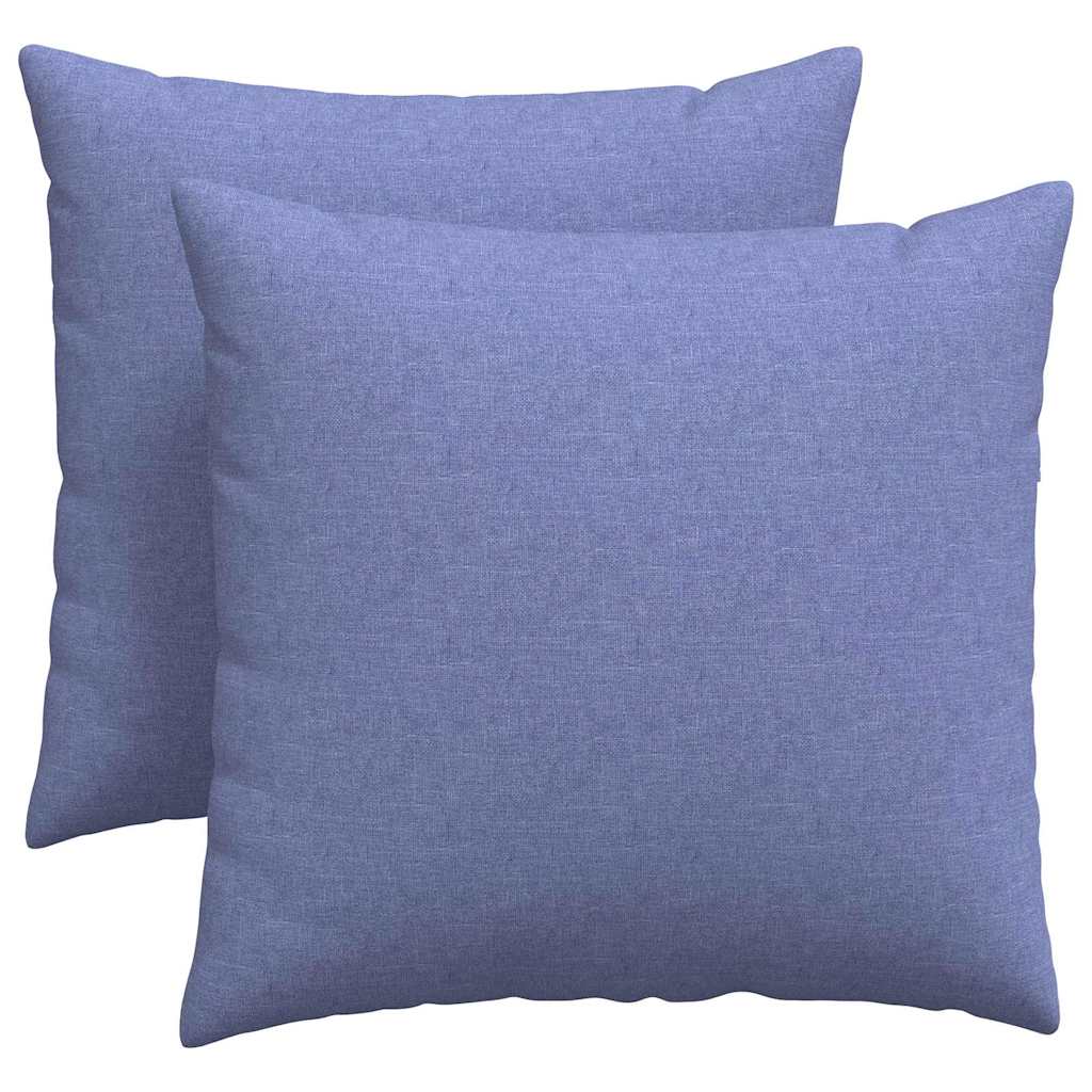 Cuscini da Divano 2 pcs Blu jeans 45 x 45 cm Tessuto
