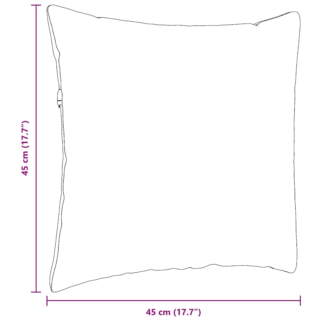 Cuscini da Divano 2 pcs Grigio chiaro 45 x 45 cm