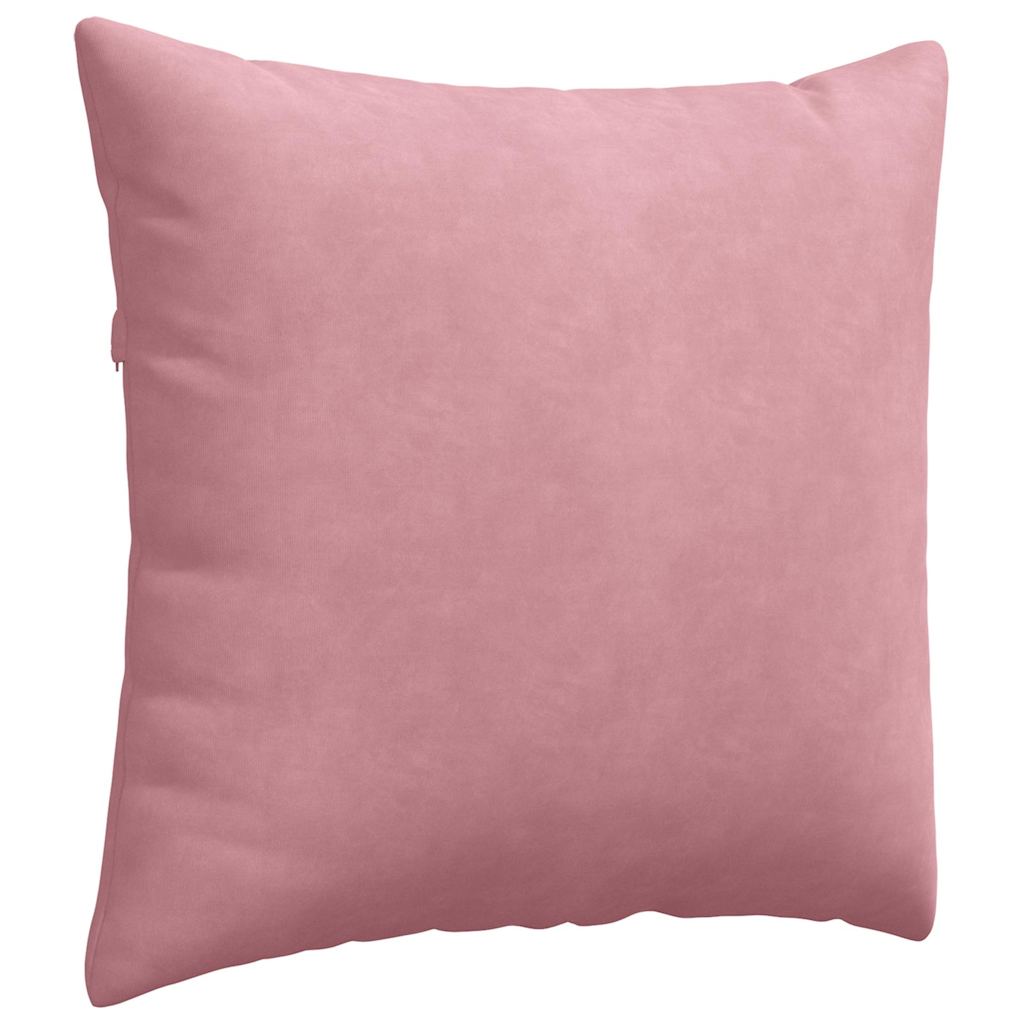 Cuscini da Divano 2 pcs Rosa 45 x 45 cm Tessuto in Cords