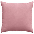 Cuscini da Divano 2 pcs Rosa 45 x 45 cm Tessuto in Cords