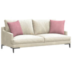 Cuscini da Divano 2 pcs Rosa 45 x 45 cm Tessuto in Cords