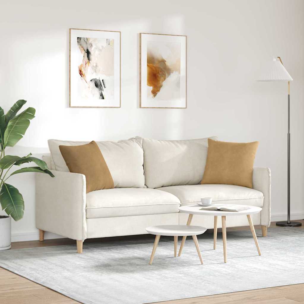 Cuscini da Divano 2 pcs Marrone 45 x 45 cm Tessuto in Cords