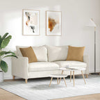 Cuscini da Divano 2 pcs Marrone 45 x 45 cm Tessuto in Cords