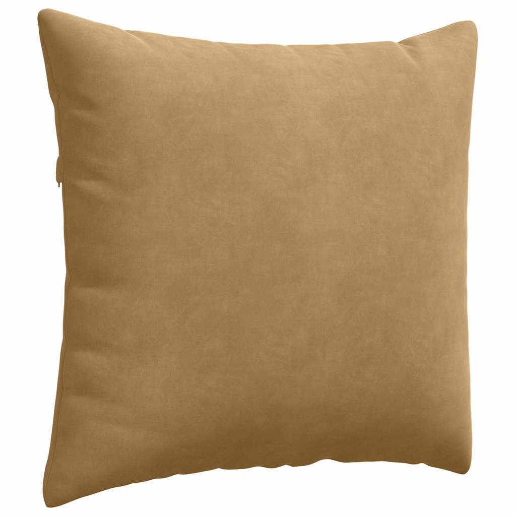 Cuscini da Divano 2 pcs Marrone 45 x 45 cm Tessuto in Cords