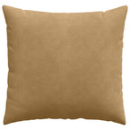 Cuscini da Divano 2 pcs Marrone 45 x 45 cm Tessuto in Cords