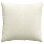 Cuscini da Divano 2 pcs Crema 45 x 45 cm Tessuto in Cords