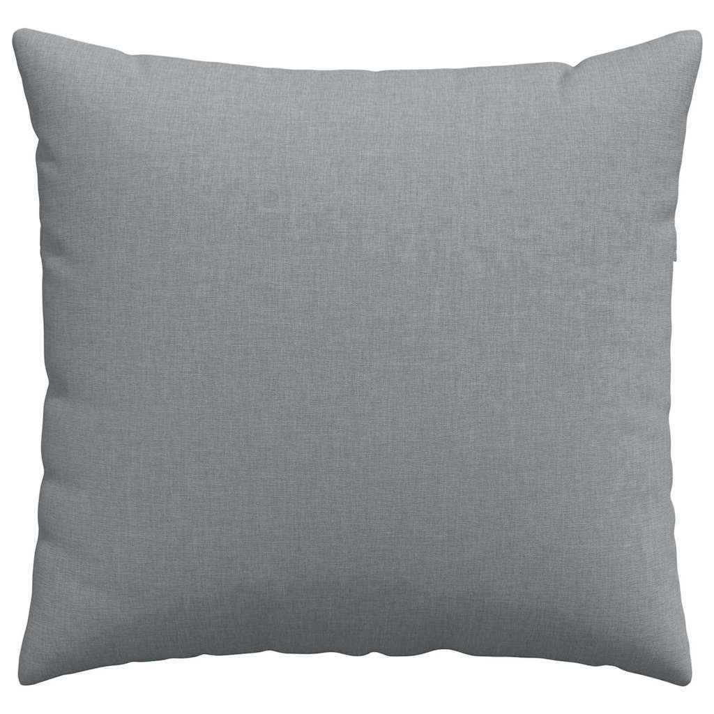 Cuscini da Divano 2 pcs Grigio chiaro 50 x 50 cm Tessuto