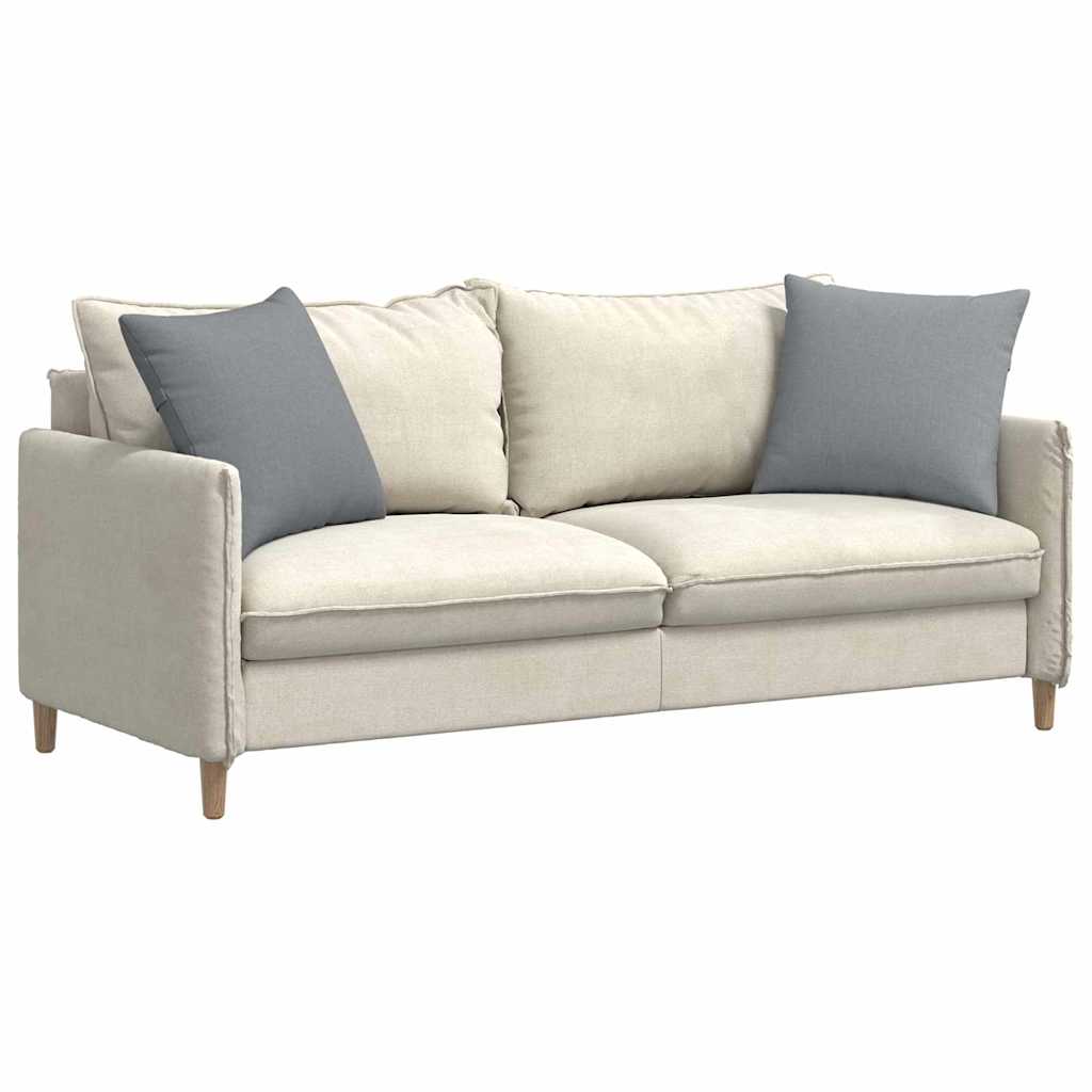 Cuscini da Divano 2 pcs Grigio chiaro 50 x 50 cm Tessuto
