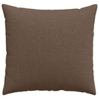 Cuscini da Divano 2 pcs Marrone 50 x 50 cm Tessuto