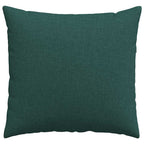 Cuscini da Divano 2 pcs Verde Scuro 50 x 50 cm Tessuto