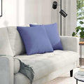 Cuscini da Divano 2 pcs Blu jeans 50 x 50 cm Tessuto