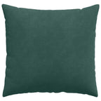 Cuscini da Divano 2 pcs Verde Scuro 50 x 50 cm Tessuto in Cords
