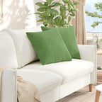 Cuscini da Divano 2 pcs Verde chiaro 50 x 50 cm