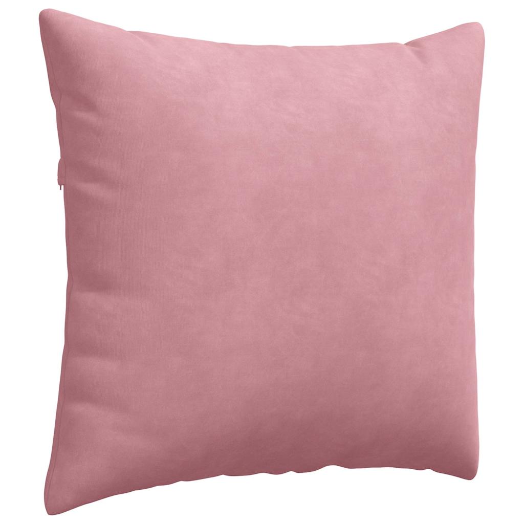 Cuscini da Divano 2 pcs Rosa 50 x 50 cm Tessuto in Cords