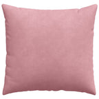 Cuscini da Divano 2 pcs Rosa 50 x 50 cm Tessuto in Cords