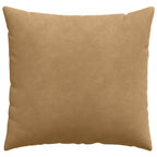 Cuscini da Divano 2 pcs Marrone 50 x 50 cm Tessuto in Cords