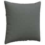 Cuscini da Divano 2 pcs Grigio scuro 60 x 60 cm Tessuto