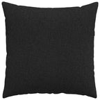 Cuscini da Divano 2 pcs Nero 60 x 60 cm Tessuto