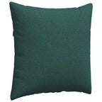 Cuscini da Divano 2 pcs Verde Scuro 60 x 60 cm Tessuto