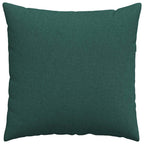 Cuscini da Divano 2 pcs Verde Scuro 60 x 60 cm Tessuto