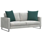 Cuscini da Divano 2 pcs Verde Scuro 60 x 60 cm Tessuto
