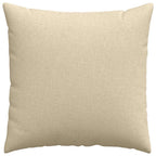Cuscini da Divano 2 pcs Crema 60 x 60 cm Tessuto