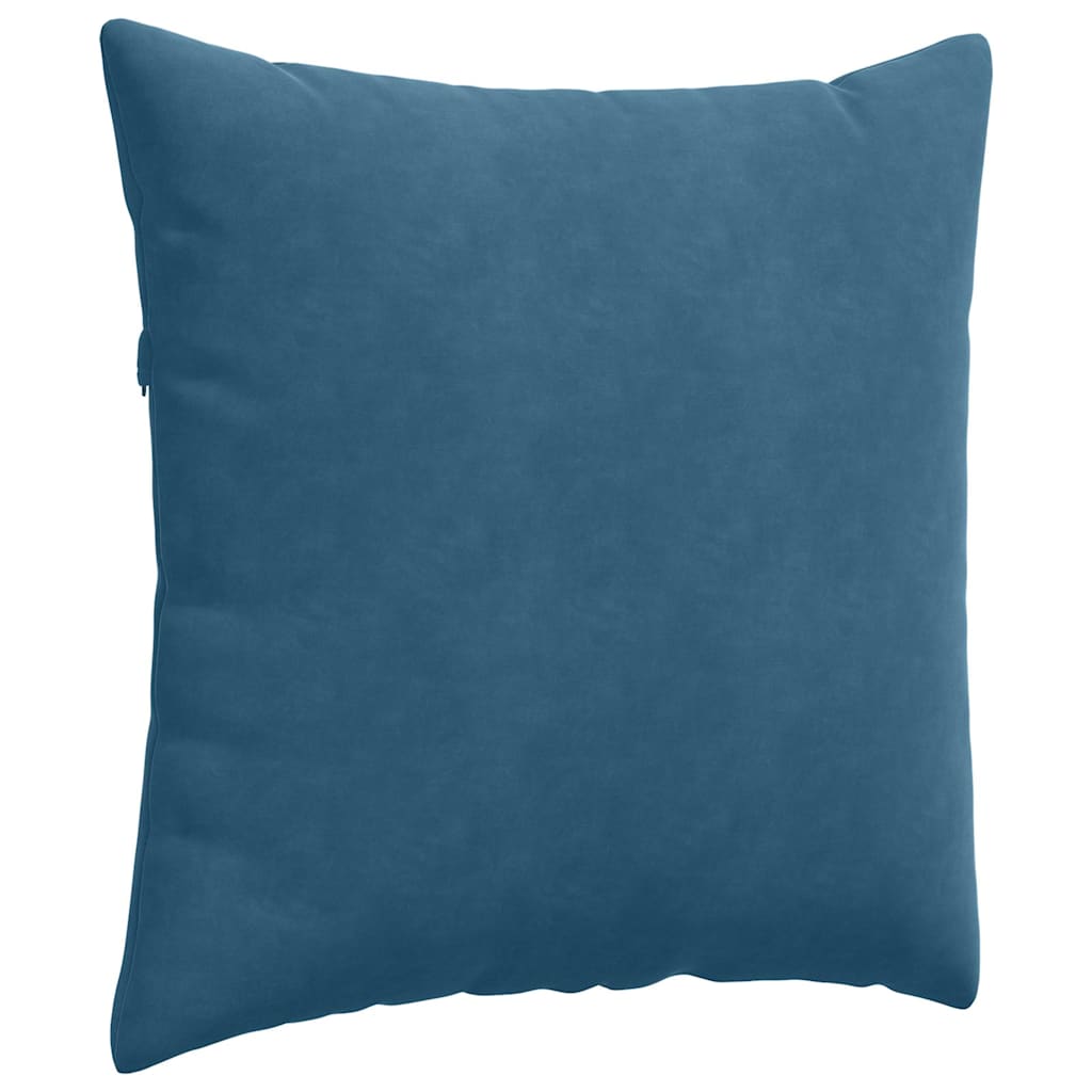 Cuscini da Divano 2 pcs Blu 60 x 60 cm Tessuto in Cords