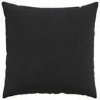 Cuscini da Divano 2 pcs Nero 60 x 60 cm Tessuto in Cords