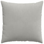 Cuscini da Divano 2 pcs Grigio chiaro 60 x 60 cm Tessuto