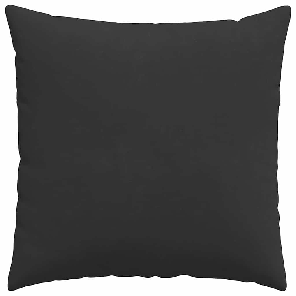 Cuscini da Divano 2 pcs Nero 60 x 60 cm Tessuto