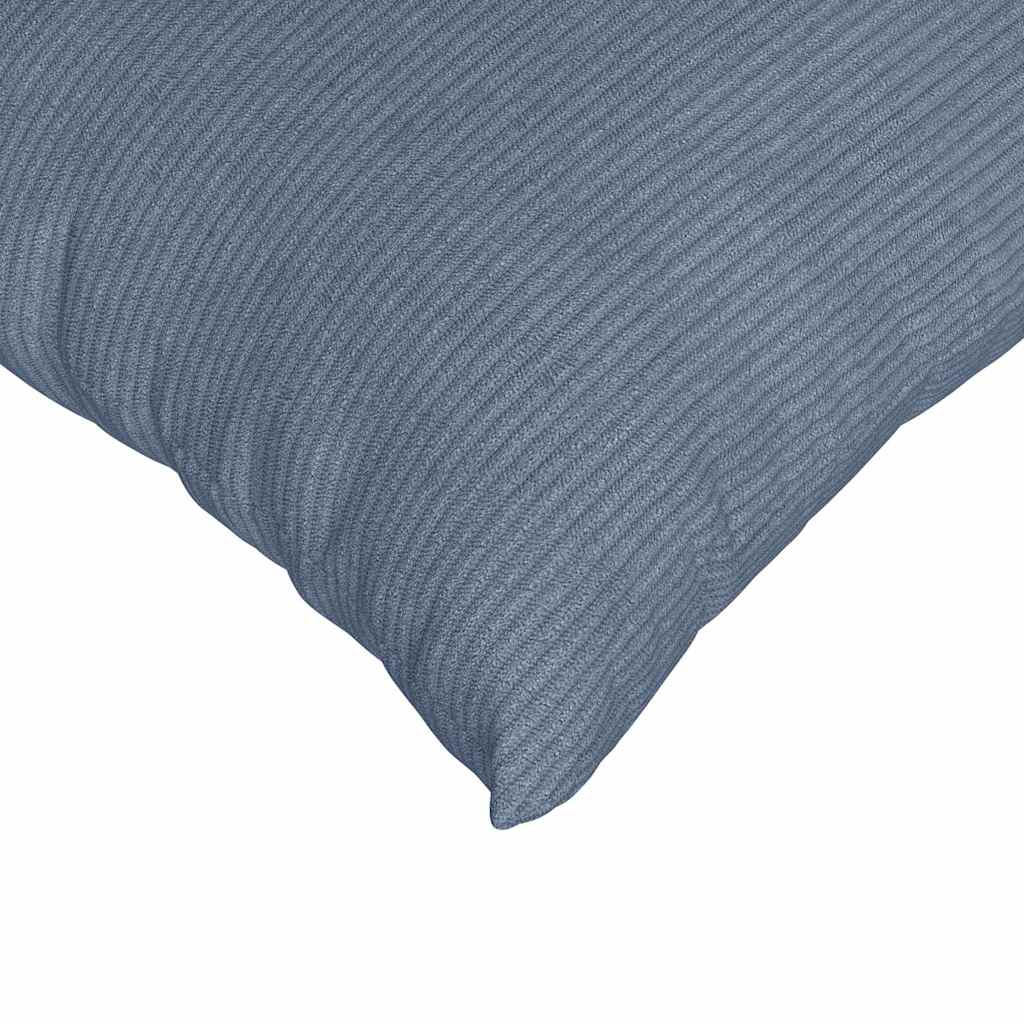 Cuscini da Divano 2 pcs Blu 60 x 60 cm Tessuto in Cords