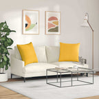 Cuscini da Divano 2 pcs Giallo Chiaro 60 x 60 cm